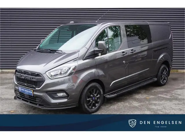 Ford Transit Custom 300170pk AutomatI L2H1 Limited Dubbele cabine Raptor 5 persoons Leder Trekhaak A...