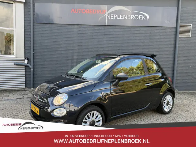 Fiat 500 C 0.9 TwinAir Turbo Popstar 2019 Km 53.00 Navi,Airco,Cruise,14Inch Dealer onderhouden