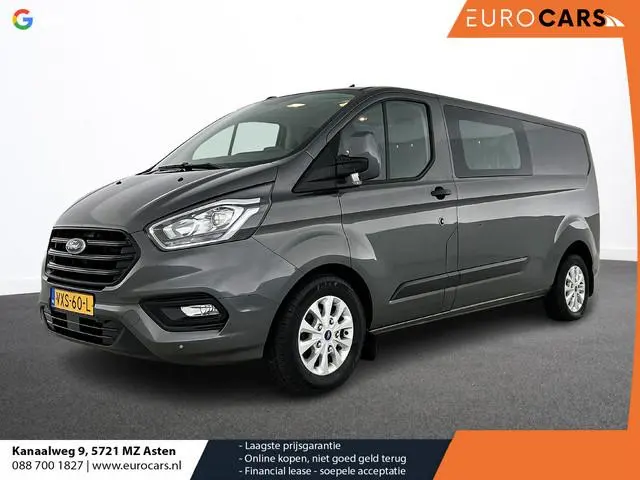 Ford Transit Custom 300 2.0 TDCI Automaat L2H1 Trend Dubbele Cabine Airco Navigatie Cruisecontrol Ca...