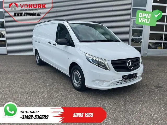 Mercedes-Benz Vito 116 CDI Aut. XL L3 LED/ Standkachel/ Stoelverw./ Carplay/ Camera/ PDC/ Cruise/ Tr...