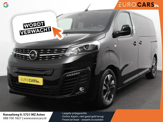 Opel Vivaro-e Combi Zafira L2H1 75 kWh 8 persoons ! Navigatie Airco Dab Camera 360 Cruise control Da...