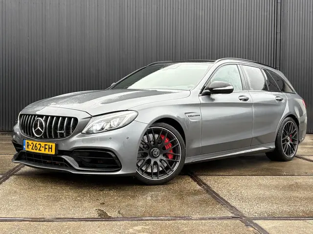 Mercedes-Benz C-klasse Estate AMG 63 S PANO | 510PK | SELENIETGRIJS | HUD | ADAPTIVE CRUISE | C63 | C63S