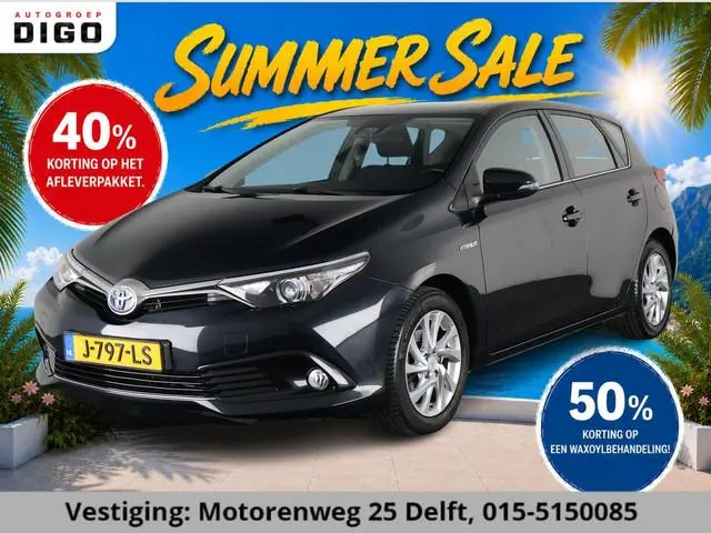 Toyota Auris 1.8 HYBRID ASPIRATION AUTOMAAT NAVI.CAMERA TOP ONDERHOUDEN! CRUISE CONTROL .PARKEERCAME...