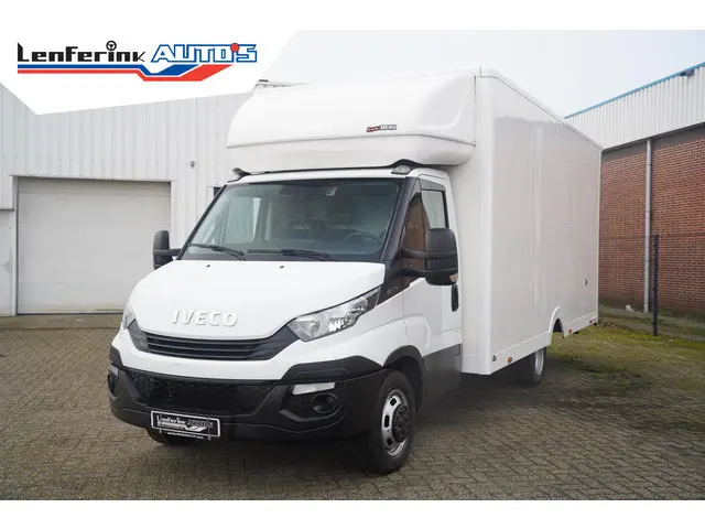 Iveco Daily 35C14 140 pk Bakwagen met Deuren 30m3 Airco ECC, Cruise Control, Luchtvering, LxBxH 530x...
