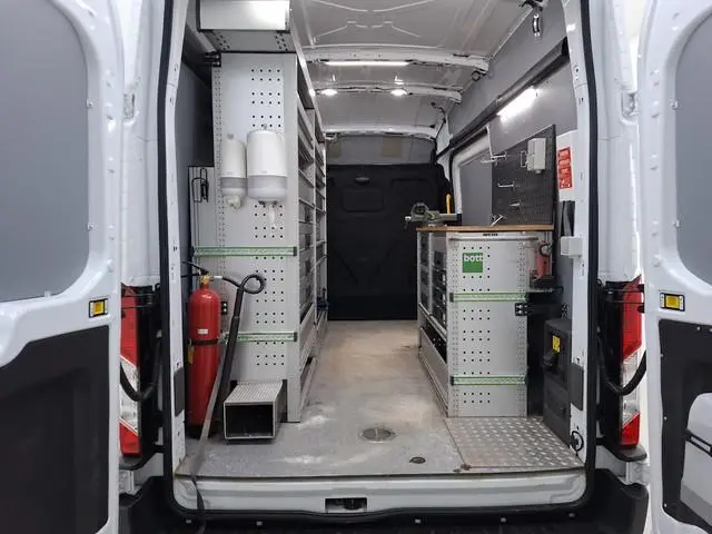 Ford E-Transit 350 L2 H3 Trend 68 kWh Bott Vario Inrichting