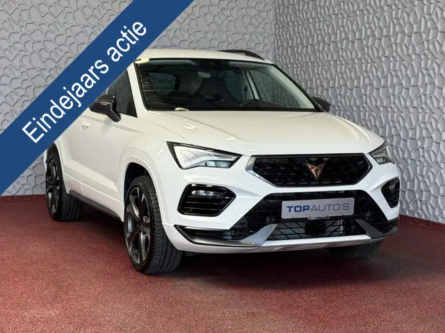 SEAT Ateca CUPRA 1.5 TSI VIR.COCKPIT BEATS MATRIX LED ELEK.KLEP TREKHAAK NAVI CAMERA CARPLAY STOEL/STUUR VERW 09/2024