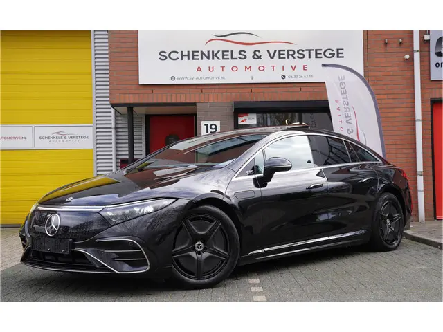 Mercedes-Benz EQS 450+ AMG Line 108 kWh / BTW / Pano / Garantie tm 2029 / Achteras besturing / Massa...