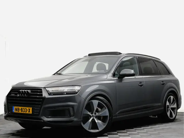 Audi Q7 3.0 TDI e-tron 375pk quattro Sport Black Optic Panoramadak, Bose audio, Matrix, Sfeerverlich...