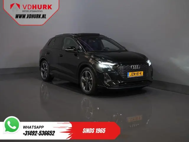 Audi Q4 e-tron 40 77kWh 523 km WLTP S-Line/ Pano/ Leder/ Keyless/ Virtual Cockpit/ Stoelverw./ Elek....