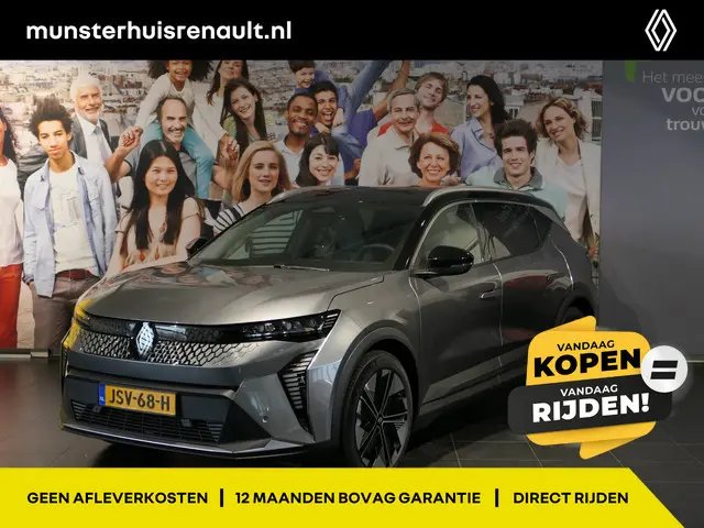 Renault Scenic E-Tech EV87 long range techno - Occasion Lease vanaf €689 p/m - NIEUW! - Camera - Ada...