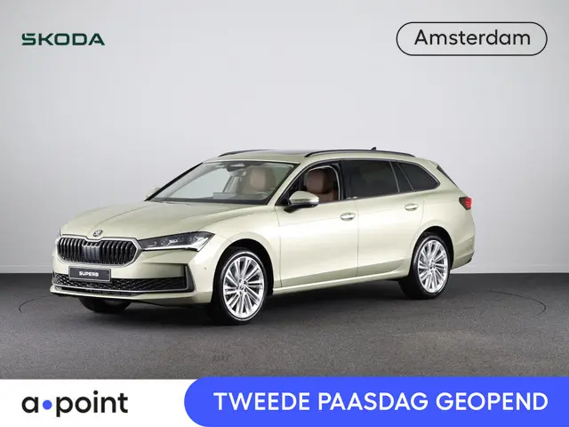 Škoda Superb First Edition Combi 1.5 TSI m-HEV 150pk DSG-7 | Panoramadak | Leder | Light & View |