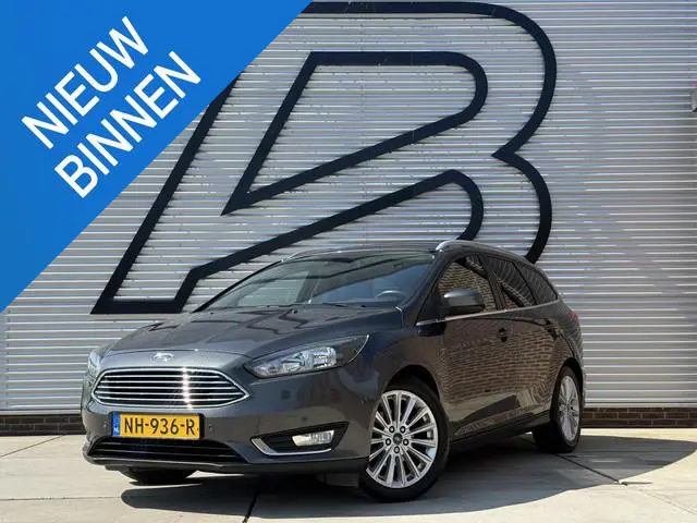 Ford Focus Wagon 1.0 Titanium Carplay|Trekhaak|Clima|Cruise|PDC V+A|Navi|Elek ramen|N.A.P|Nieuwe APK...