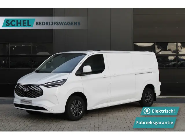 Ford E-Transit Custom 340 L2H1 Limited 65 kWh 218pk - 2x Schuif - LED - 360 Camera - B&O - ACC - Nav...