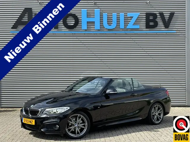 BMW 2-serie Cabrio 218i High Executive M Sport 18 inch Xenon Lederen interieur PDC Navigatie Stuurve...
