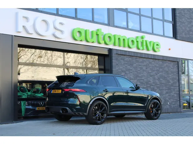 Jaguar F-PACE 5.0 V8 S/C AWD SVR | UNIEK! | DEALER OND | HUD | 360 | STOELKOELING | ELEK TREKHAAK |...