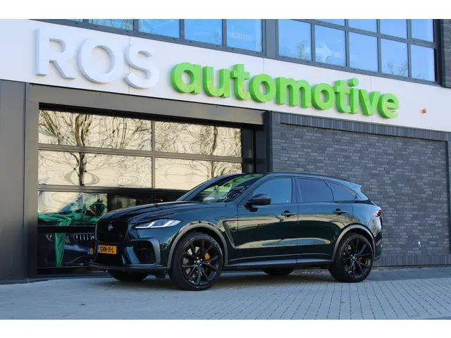 Jaguar F-PACE 5.0 V8 S/C AWD SVR | UNIEK! | DEALER OND | HUD | 360 | STOELKOELING | ELEK TREKHAAK |...