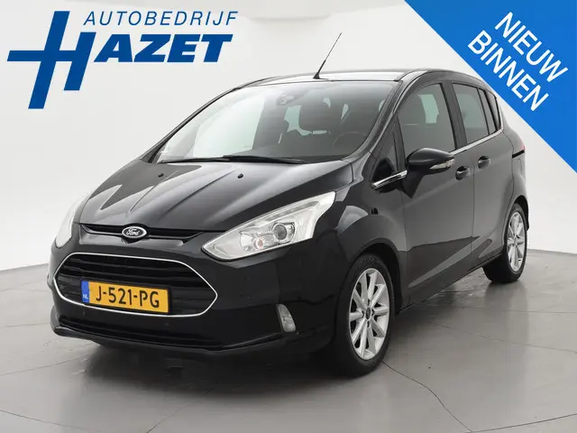 Ford B-Max 1.0 E.B. TITANIUM + TREKHAAK | COMFORTSTOELEN | PANO | STOELVERW. | KEYLESS | NAVIGATIE