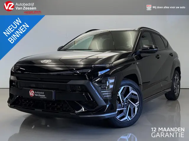 Hyundai Kona 1.6 GDI HEV N Line Sky | Panoramadak | Zeer Compleet | NL Auto | Garantie tot 13-7-2029...