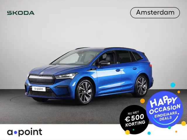Skoda Enyaq iV 60 Sportline 180 pk | Navigatie | Parkeersensoren | Achteruitrijcamera | Autom. airco (3 zones) | Stoelverwarming | Keyless |