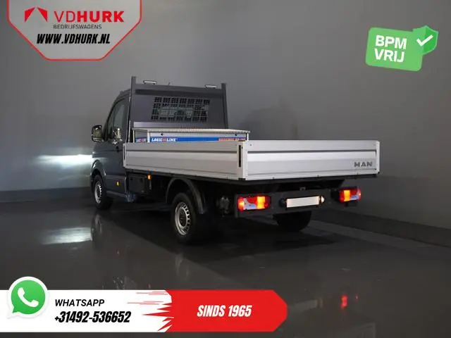 Man TGE 2.0 DSG Aut. Open Laadbak 340x204x40/ Facelift/ LED/ Virtual Cockpit/ Carplay/ Pick Up/ Came...