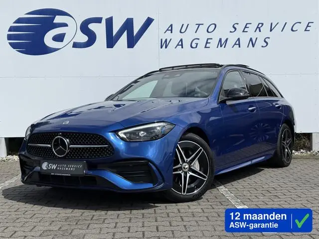 Mercedes-Benz C-klasse Estate 300 e AMG Line | Pano | ACC | Memory | Laser LED | Trekhaak