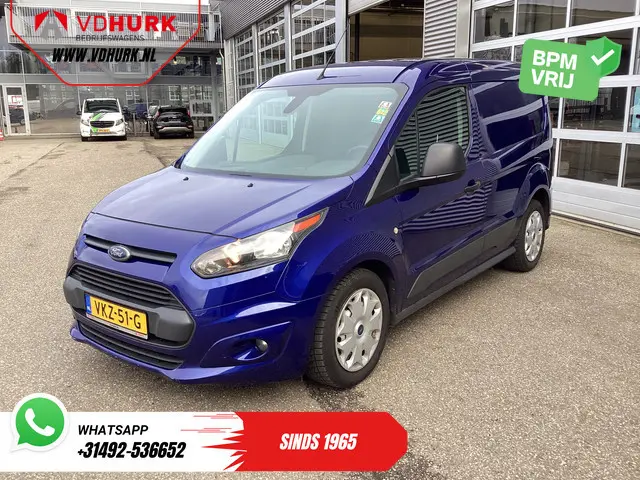 Ford Transit Connect 1.0 100 pk Trend BENZINE MARGE 3 Pers./ Carplay/ Camera/ Navi/ PDC/ Trekhaak/ A...