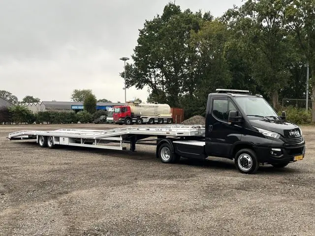 Iveco Daily 50C21 Tijhof Kuiper 7230kg Laadvermogen Oplegger Trekker Be-combi Lier Airco Cruise cont...
