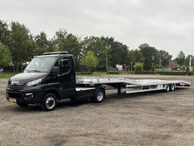 Iveco Daily 50C21 Tijhof Kuiper 7230kg Laadvermogen Oplegger Trekker Be-combi Lier Airco Cruise cont...