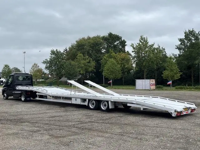Iveco Daily 50C21 Tijhof Kuiper 7230kg Laadvermogen Oplegger Trekker Be-combi Lier Airco Cruise cont...