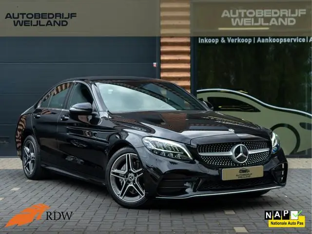 Mercedes-Benz C-klasse 180 Business Solution 156PK AMG NIEUWSTAAT NL-AUTO I Leer I Camera I PDC  I 1...