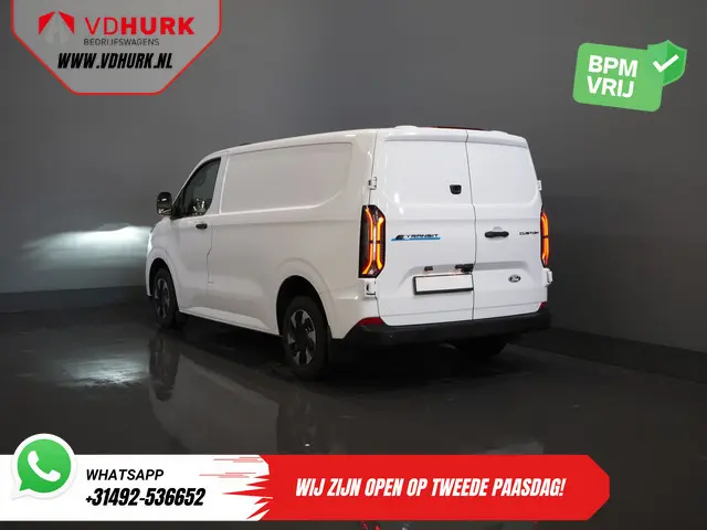 Ford E-Transit Custom Trend 65 kWh 330 km WLTP Garantie t/m 2029/ LED/ Standkachel/ Snellader/ 2.3t...