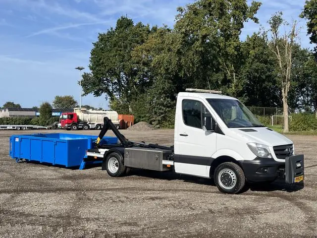 Mercedes-Benz Sprinter 514 CDI 366 Haakarm Container Airco Cruise controle Nido aansluiting Stuurwie...