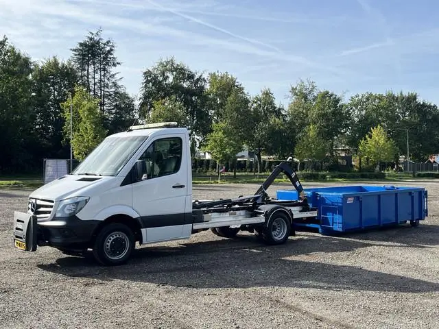 Mercedes-Benz Sprinter 514 CDI 366 Haakarm Container Airco Cruise controle Nido aansluiting Stuurwie...
