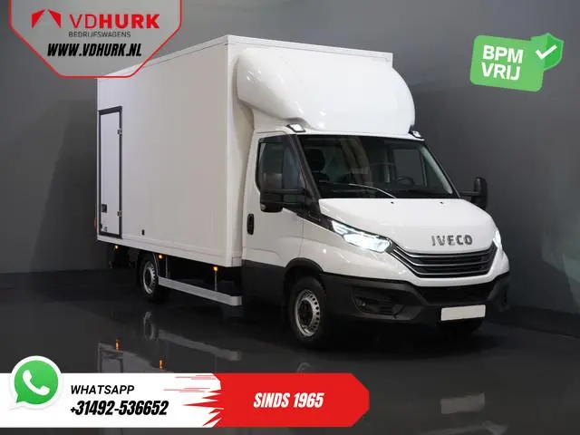 Iveco Daily 35S18HV 3.0 Aut. ZF BPM VRIJ! Bakwagen Laadklep/ LED/ Spoiler/ Gev.stoel/ Adapt.Cruise/...