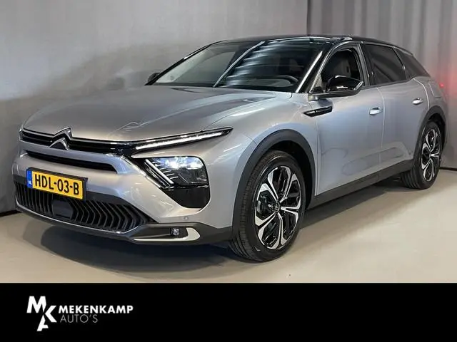 Citroen C5 X 1.6 Plug-in Hybrid Shine 19''/Leder/Dodehoek/Head-up display/Keyless/Stuur+stoelverwarm...