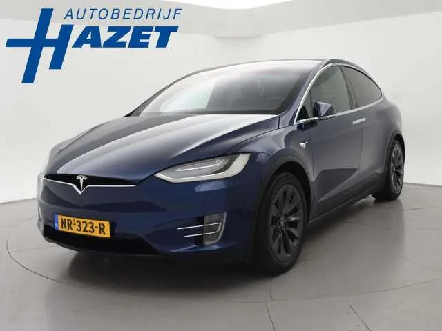Tesla Model X 75D + TREKHAAK 2250 KG | LEDER | PANORAMA | LUCHTVERING | 20 INCH