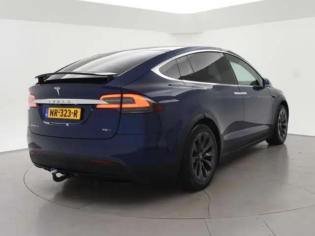 Tesla Model X 75D + TREKHAAK 2250 KG | LEDER | PANORAMA | LUCHTVERING | 20 INCH