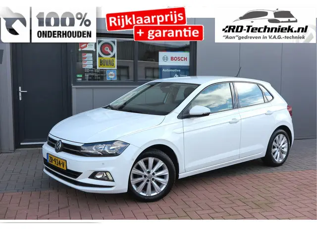 Volkswagen Polo 1.0 TSI 95 pk Highline , Adaptive Cruise , Parkeersensoren V+A , Parkassist, NAP, Na...