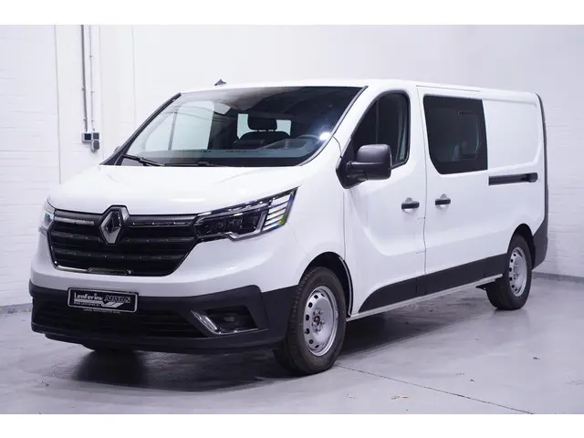 Renault Trafic 2.0 DCi 170 pk L2 Dubbel Cabine Aut. BPM vrij Navi 2x Schuifdeur, LED Koplampen, PDC achter, 5-Zits Nieuw