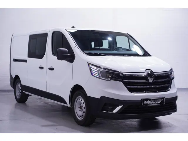 Renault Trafic 2.0 DCi 170 pk L2 Dubbel Cabine Aut. BPM vrij Navi 2x Schuifdeur, LED Koplampen, PDC achter, 5-Zits Nieuw