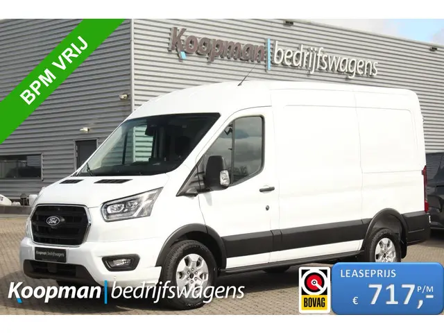 Ford Transit 350 2.0TDCI 165pk L2H2 Limited | Automaat | 360° Camera | Adap. Cruise | Carplay/Android | Lease 717,- p/m