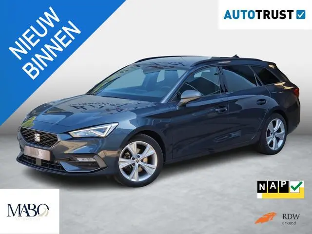 SEAT Leon Sportstourer 1.0 TSI FR Bus. Intense NL Auto|Dealer onderh.|Full LED|Carplay|Elek.klep|Stu...