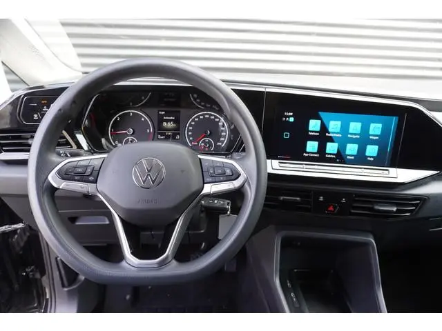 Volkswagen Caddy Cargo Lederen bekleding Apple Carplay Trekhaak Cruise control 19" Velgen sidebars
