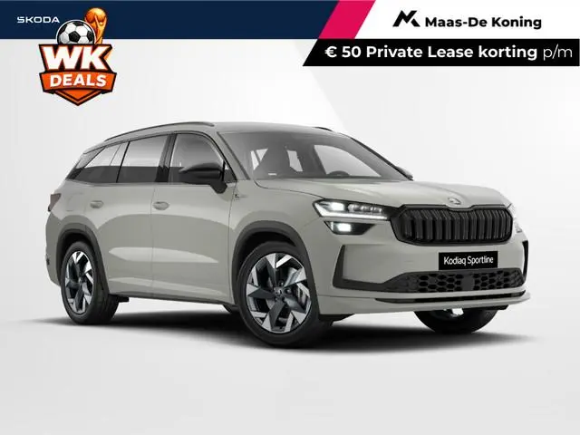 Škoda Kodiaq Sportline Business 1.5 TSI PHEV 150 kW / 204 PK | Steel Grey | 19'' tirsuli aero velgen...