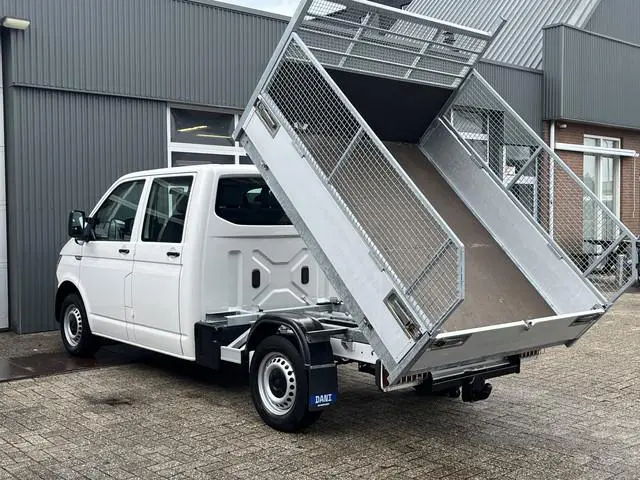 Volkswagen Transporter 2.0 TDI L2H1 DC Kipper Airco trekhaak 2200kg Trekgewicht 1e eigenaar Dealer o...