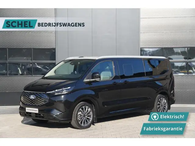 Ford E-Transit Custom E-Tourneo - 340 L2H1 Titanium X 218pk - Leder - ACC - DDS LED - Elektrische De...