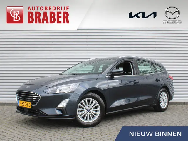 Ford Focus Wagon 1.0 EcoBoost Titanium Business | Stuur-/stoel-/voorruitverwarming | Clima | Navi |...