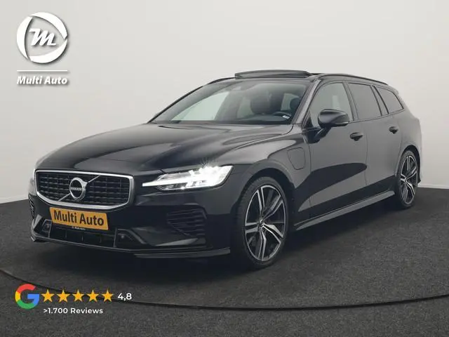 Volvo V60 T8 Twin Engine AWD R-Design PHEV 390pk Dealer O.H. | Trekhaak Af Fabriek | Panodak | Head...