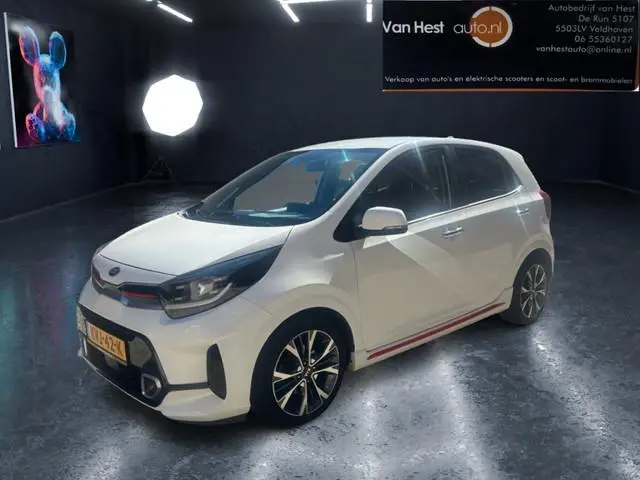 Kia PICANTO 1.2 GT-Line GAR TOT 03-2028 | LEER | SPORTVELGEN | CLIMA | NAVI | CRUISE CONTROL