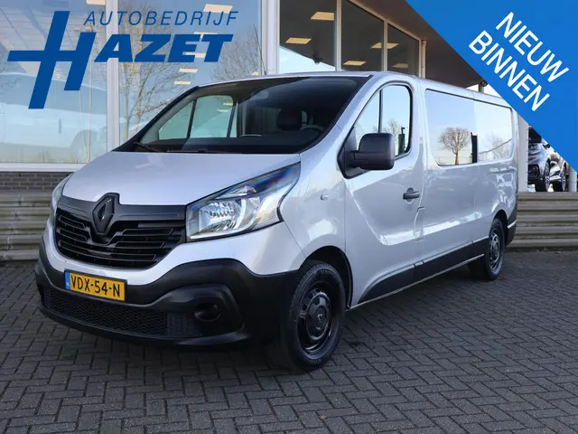Renault Trafic 1.6 dCi T29 L2H1 DUBBEL CABINE + TREKHAAK 2000 KG | NAVIGATIE | CRUISE CONTROL | AIRC...